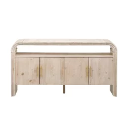 59" Entryway Console Table With Storage, Wooden Sideboard Buffet Cabinet, Behind Couch Table, Sofa Foyer Table For Entryway Hallway Living Room -Garvee GUEST 001cca4f 2de4 4846 9d9b e2e080946f59