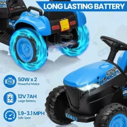 3 In 1 Kids Ride On Tractor With Detachable Trailer, 12V Electric Bulldozer With Shovel Bucket 13 3 In 1 Kids Ride On Tractor With Detachable Trailer, 12V Electric Bulldozer With Shovel Bucket -Garvee GUEST 007ef5b9 e337 4fde b06c 8094bb2498d7