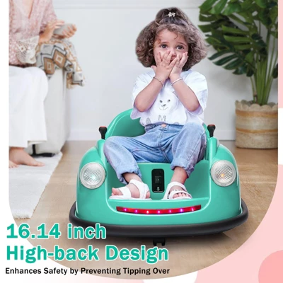 12V Electric Bumper Car For Toddlers – Ride-On Kids Car With Remote Control, 360° Spin, Lights & Music | Safety Certified 5 12V Electric Bumper Car For Toddlers – Ride-On Kids Car With Remote Control, 360° Spin, Lights & Music | Safety Certified - Image 3