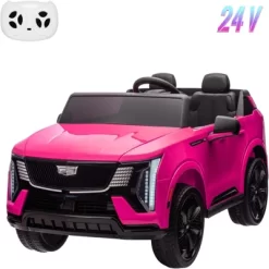 Garvee 24V 2-Seater Ride On Car For Kids, Licensed Cadillac Electric Truck With Remote Control, LED Lights, Music, Battery Powered Ride On Toy 23 Garvee 24V 2-Seater Ride On Car For Kids, Licensed Cadillac Electric Truck With Remote Control, LED Lights, Music, Battery Powered Ride On Toy -Garvee GUEST 0259d223 f11d 4944 a9b5 7f9b88b7fc02