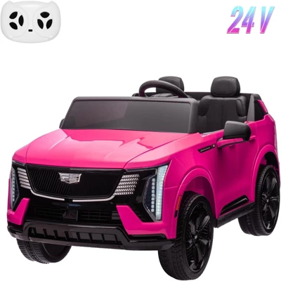 Garvee 24V 2-Seater Ride On Car For Kids, Licensed Cadillac Electric Truck With Remote Control, LED Lights, Music, Battery Powered Ride On Toy 12 Garvee 24V 2-Seater Ride On Car For Kids, Licensed Cadillac Electric Truck With Remote Control, LED Lights, Music, Battery Powered Ride On Toy - Image 10