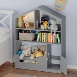 Kids Bookshelf, Toy Storage Organizer, Wooden Kids Bookcase With Motion Sensor Light, Dollhouse Bookcase For Playroom Bedroom Nursery Classroom -Garvee GUEST 026d0235 985a 4d59 983d 5dc745b6ec85