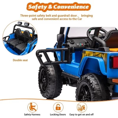 24V 2 Seater Kids Ride On Toys, Battery Powered Electric Ride On Car 3 24V 2 Seater Kids Ride On Toys, Battery Powered Electric Ride On Car