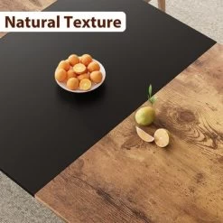 Industrial Dining Table For 6~8 People, 78.7" Long Kitchen Table,Wood Dining Table, Kitchen & Dining Room Table, Rectangle Dining Room Table For 6 -Garvee GUEST 037685eb c488 4616 8e80 af6a6f08e694