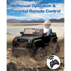 Licensed Toyota Land Cruiser 24V Ride-On Car For Kids, 2 Seater Electric Truck With Remote Control, 2WD/4WD Ride On Toys With Music, LED Lights -Garvee GUEST 0469f6e2 2137 4993 96e3 60e6b8a8ae37