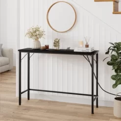9.1" Narrow Console Table With Outlets, Behind Couch Table For Living Room 16 9.1" Narrow Console Table With Outlets, Behind Couch Table For Living Room -Garvee GUEST 046e5c63 a406 47ed b88c 552264447b67