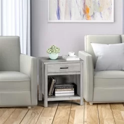 Farmhouse Nightstand, Rustic End Side Table With Drawer And Storage Shelf, Gray Night Stand Bedside Table 12 Farmhouse Nightstand, Rustic End Side Table With Drawer And Storage Shelf, Gray Night Stand Bedside Table -Garvee GUEST 04bff1ba b731 4d56 ae0a 5d3ecb85fe2d