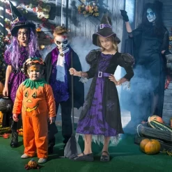 Garvee Bat Witch Dress With Hat--Witch Costume Halloween Party Fancy Dress Up Deluxe Set For Girls -Garvee GUEST 059948e0 994f 4308 a2c1 579585283dd8