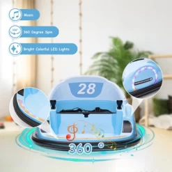 12V Kids Ride On Bumper Car Electric Bumping Car For Toddlers With Remote Control, 360° Spin -Garvee GUEST 062622bf 7924 4870 bab4 40a37dd26f6f