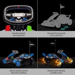 24V Go Kart Electric Drift Kart Car With Adjustable Seat -Garvee GUEST 0698d726 4218 4e9d b0e5 fb5897a75c71