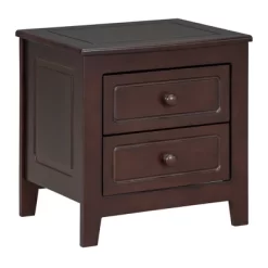 Garvee Night Stands End Table With 2 Storage Drawers Easy Assembly Mid Century Retro Bed Side Table For Bedroom/Living Room/Salon/Office -Garvee GUEST 0a98f87d f186 479b b78e ad9f97611615