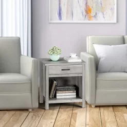 Whizmax Nightstands, Modern Bedside End Tables, Night Stands With Drawer And Storage Shelf For Living Room Bedroom, Gray 14 Whizmax Nightstands, Modern Bedside End Tables, Night Stands With Drawer And Storage Shelf For Living Room Bedroom, Gray -Garvee GUEST 0b24c5c4 6384 45a9 b80e ad184b53c1f9