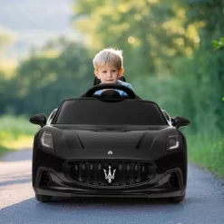 Licensed Maserati Gran Cabrio Ride-On Car For Kids, 12V Battery Powered, Remote Control, Spring Suspension, Double Doors, LED Lights -Garvee GUEST 0c310bac 350d 4bd6 a104 11c26662033c