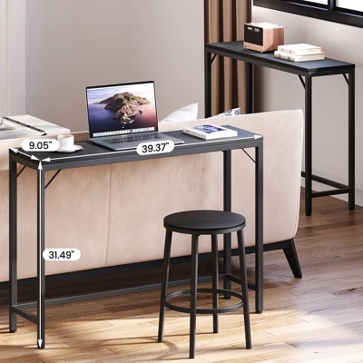 Whizmax Console Table, Narrow Sofa Table, 39.4" Behind Couch Table For Living Room,Industrial Hallway Table For Entryway 7 Whizmax Console Table, Narrow Sofa Table, 39.4" Behind Couch Table For Living Room,Industrial Hallway Table For Entryway - Image 5