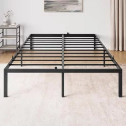Metal Bed Frame Heavy Duty Platform Base With Noise-Free Grid Support No Box Spring Needed, Tool Free Assembly & Underbed Storage Space 18 Metal Bed Frame Heavy Duty Platform Base With Noise-Free Grid Support No Box Spring Needed, Tool Free Assembly & Underbed Storage Space -Garvee GUEST 0e8e36d6 01e6 4dcc bc32 507369019596