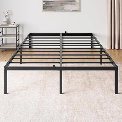 Metal Bed Frame Heavy Duty Platform Base With Noise-Free Grid Support No Box Spring Needed, Tool Free Assembly & Underbed Storage Space 9 Metal Bed Frame Heavy Duty Platform Base With Noise-Free Grid Support No Box Spring Needed, Tool Free Assembly & Underbed Storage Space - Image 7