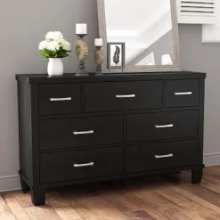 7-Drawer Modern Dresser With Metal Handles, Wooden Chest Of Drawers Organizer For Bedroom And Living Room Storage 17 7-Drawer Modern Dresser With Metal Handles, Wooden Chest Of Drawers Organizer For Bedroom And Living Room Storage -Garvee GUEST 0f5d1ae0 8699 43d7 a793 aea7bd0953ac