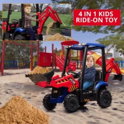 12V Licensed JCB Ride On Excavator, 4 In 1 Kids Excavator Ride On Toy With Remote Control -Garvee GUEST 0fd4e4d9 4224 476c 9219 c493d6cdb4e2