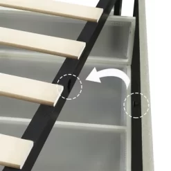 Queen Size Platform Bed Frame, 2-Drawer Storage Bed Frame Queen Size Velvet Upholstered Wingback Platform Bed, With Headboard, No Box Spring Needed -Garvee GUEST 0fee38db cba8 476f b92d 1377e41c7d28