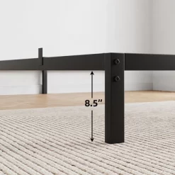 6 To 14 Inch Bed Frame With Under Bed Storage, Heavy Duty Metal Platform - Easy Assembly, No Box Spring Needed, Black -Garvee GUEST 105b9c78 0d68 434e a025 29c2f0402e53