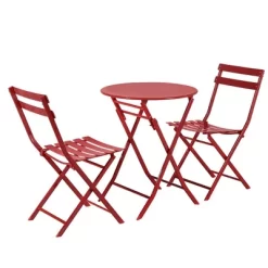 3 Piece Patio Bistro Set Of Foldable Round Table And Chairs 17 3 Piece Patio Bistro Set Of Foldable Round Table And Chairs -Garvee GUEST 11c5361b 2cb3 48e4 b995 dce041c08f2f