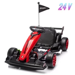 Garvee 24V Electric Go Kart For Kids Ages 6-12, 7.5MPH High-Speed Drift Car With Adjustable Seat, 2×200W Motors,7Ah Battery,135lbs Max Load -Garvee GUEST 12cb20d6 d2b1 485b 9dad f0e21cdbef63