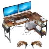 Reversible L Shaped Computer Desk, 47'' Gaming Desk With Monitor Stand & Storage Shelves, Corner Office Desk For Home Office Bedroom Small Space 2 Reversible L Shaped Computer Desk, 47'' Gaming Desk With Monitor Stand & Storage Shelves, Corner Office Desk For Home Office Bedroom Small Space -Garvee GUEST 149c58fc af52 4e74 8d9a 0098cfbdb427