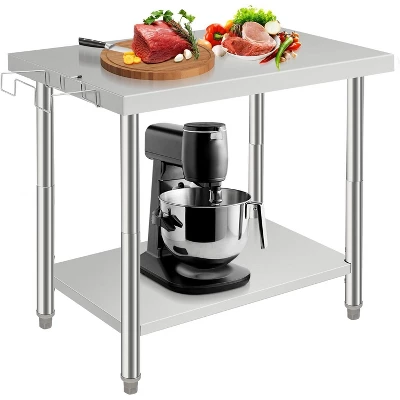 Heavy Duty Stainless Steel Work Table, Adjustable Height Utility Table For Home, Garage, And Restaurant Use 18 Heavy Duty Stainless Steel Work Table, Adjustable Height Utility Table For Home, Garage, And Restaurant Use - Image 16