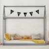 House Bed Frame With Roof, Twin Size Wooden House Bed Floor Beds, Fun Playhouse Bed Frames, For Kids Girls & Boys -Garvee GUEST 16688f25 cf9c 4263 a1dc 0f7037719e78