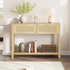 Entryway Table With 2 Drawers, Console Table For Entryway -Garvee GUEST 1685fe3f fec3 4906 85a1 eca41b62055b