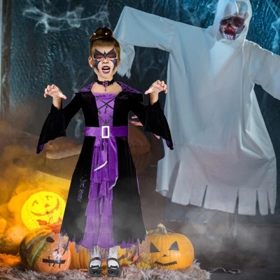 Garvee Witch Costumes With Neck Accessories For Girls, Suitable For Halloween Dress Up Party, Role-Playing 7 Garvee Witch Costumes With Neck Accessories For Girls, Suitable For Halloween Dress Up Party, Role-Playing - Image 5