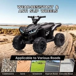12V Ride On ATV For Kids, Electric Four Wheeler For Toddlers Ages 3-8, With Remote Control, LED Lights, Music, High/Low Speed, USB 17 12V Ride On ATV For Kids, Electric Four Wheeler For Toddlers Ages 3-8, With Remote Control, LED Lights, Music, High/Low Speed, USB -Garvee GUEST 17df3830 6610 430b b757 e9b6fb560d9e