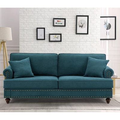 Modern Sofa, 82" Chenille Upholstered Couch, Loveseat Sofa, Sectional Love Seat Couch, Mid-Century Sofa For Living Room, Bedroom, Apartment, Office 3 Modern Sofa, 82" Chenille Upholstered Couch, Loveseat Sofa, Sectional Love Seat Couch, Mid-Century Sofa For Living Room, Bedroom, Apartment, Office