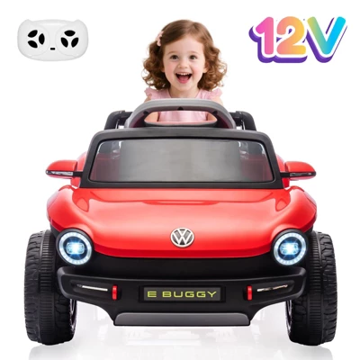Licensed Volkswagen Beetle Ride-On Car For Kids, 12V Electric Vehicle, 4-Wheeler Toy Car With Remote Control, LED Lights, Music Player 12 Licensed Volkswagen Beetle Ride-On Car For Kids, 12V Electric Vehicle, 4-Wheeler Toy Car With Remote Control, LED Lights, Music Player - Image 10