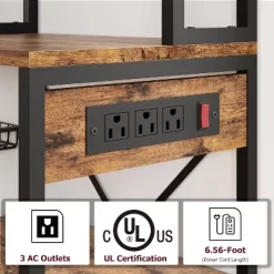 Microwave Stand Bakers Rack, Standing Bakers Rack With Power Outlet 15 Microwave Stand Bakers Rack, Standing Bakers Rack With Power Outlet -Garvee GUEST 1a6a825a 7c7c 4a92 ad5b f9f2d876f293