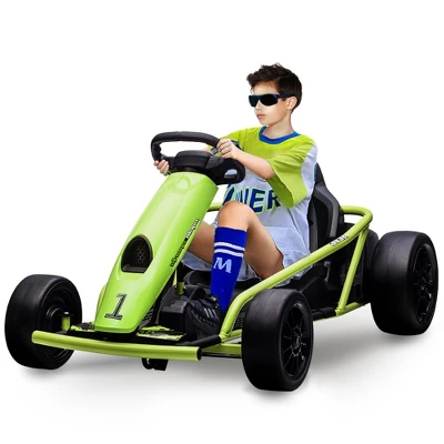 Kids Ride On Go Kart, 24V 300W*2 Motors, 9Ah Battery, Electric Vehicle Car Drifting With Music, Horn, Outdoor Ride On Toy For Teens 10 Kids Ride On Go Kart, 24V 300W*2 Motors, 9Ah Battery, Electric Vehicle Car Drifting With Music, Horn, Outdoor Ride On Toy For Teens - Image 8