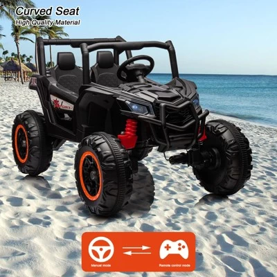 24V Ride On Toys For Big Kids, 2 Seater 24V Electric Vehicles W/Remote Control, 20" Spacious Seat,Music, Bluetooth, For Kids 6 24V Ride On Toys For Big Kids, 2 Seater 24V Electric Vehicles W/Remote Control, 20" Spacious Seat,Music, Bluetooth, For Kids - Image 4