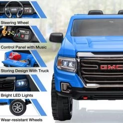 24V 2-Seater Ride On Truck Car, Licensed GMC Battery Powered Electric Kids Car With Remote Control, Ride On Toys For Kids 12 24V 2-Seater Ride On Truck Car, Licensed GMC Battery Powered Electric Kids Car With Remote Control, Ride On Toys For Kids -Garvee GUEST 1c26f898 3329 4299 b549 4682bd21e41c