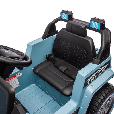 12V Kids Ride-On Truck Car With Remote Control, Spring Suspension, LED Lights, Music & MP3 Player 10 12V Kids Ride-On Truck Car With Remote Control, Spring Suspension, LED Lights, Music & MP3 Player - Image 8