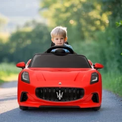 Licensed Maserati GranCabrio 12V Kids Ride-On Car W/ Remote, Spring Suspension & LED Lights – Official Electric Vehicle (Ages 3-8) -Garvee GUEST 1d0ba495 08cd 47fe 87be 11f7279bc2e3