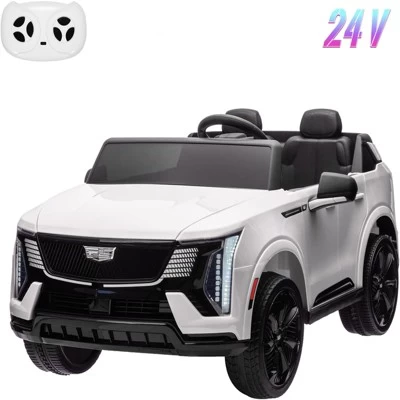 Garvee 24V 2-Seater Ride On Car For Kids, Licensed Cadillac Electric Truck With Remote Control, LED Lights, Music, Battery Powered Ride On Toy 14 Garvee 24V 2-Seater Ride On Car For Kids, Licensed Cadillac Electric Truck With Remote Control, LED Lights, Music, Battery Powered Ride On Toy - Image 12