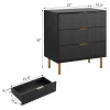 Garvee White 3 Drawer Dresser For Bedroom, Large Nightstand Chest Of Drawers, Modern Wood Storage Dresser Organizer For Hallway, Entryway -Garvee GUEST 1d985acc 3d17 45f0 a5ea cd6a2017d619