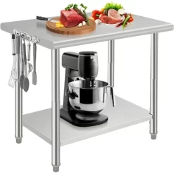 Heavy Duty Stainless Steel Work Table, Adjustable Height Utility Table For Home, Garage, And Restaurant Use 34 Heavy Duty Stainless Steel Work Table, Adjustable Height Utility Table For Home, Garage, And Restaurant Use -Garvee GUEST 1e07f60c ff87 443c ab50 b59f327de22e