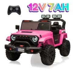 24V Powered Wheels 2-Seater Kids Ride-On Car With Remote Control, Ride On Off-road Car Toy With Adjustable Speeds, Musics, Easy Assembly -Garvee GUEST 1e70d49e 0af2 4dd9 b018 0368744cddc2