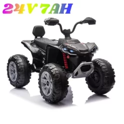 24 Volt Kids ATV Ride-On, Electric Dual 4 Wheeler With 2-Seater, Ride On Toys For Big Kids With LED Lights, Music, High Low Speed -Garvee GUEST 1efcfe51 7528 45c0 92fd 84125c7d1e26