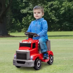 6V Ride-On Car For Kids Ages 3+ – All-Terrain Electric Toy Truck With 4.5Ah Rechargeable Battery, LED Lights, Built-in Music & Storage -Garvee GUEST 1f59e107 f5e9 47ff 9710 97e053cda51e