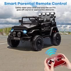 12V Kids Ride On Car, Electric Truck Ride On Toys With 5MPH Max Speed, Remote Control, LED Lights, And Music For Kids Gifts -Garvee GUEST 1fdec114 d575 47fd 8f04 2c2db5b75f2b
