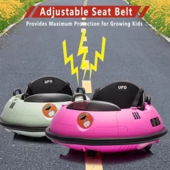 12V Kids Bumper Car With Remote Control, 360° Spin, 3 Speed Modes, LED Flashing Lights 11 12V Kids Bumper Car With Remote Control, 360° Spin, 3 Speed Modes, LED Flashing Lights -Garvee GUEST 22601ff0 063d 42e2 891e 012dc73f29b1