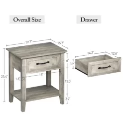Nightstand Modern End Table Side Table With Storage Drawer -Garvee GUEST 2303569d da22 4fbf 918d 015af9d49581
