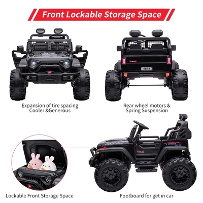 24V Kids Ride On 2 Seaters Electric Car With Remote Control, 2 * 120W Motors Battery Powered 3 24V Kids Ride On 2 Seaters Electric Car With Remote Control, 2 * 120W Motors Battery Powered